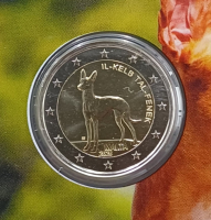 Preview: 2 Euro MALTA - 2026 - Pharaonenhund im Blister