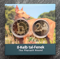 2 Euro MALTA - 2026 - Pharaonenhund - PP im Etui