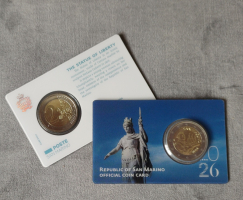 2 Euro Kursmünze San Marino - 2026 in Coincard