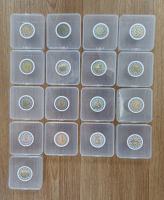 Motivaufkleber passend für Kunststoffbox für 2Euro Monaco PP in weißem Karton - 2013 - UNO