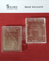 5 Euro VATIKAN Silber 2025 PP im Etui - Sede Vacante