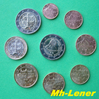 KMS 1Cent-2Euro + 2Euro - SLOWAKEI 2009