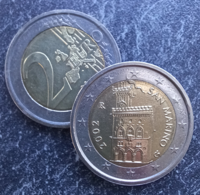 2 Euro SAN MARINO - Regierungspalast 2002