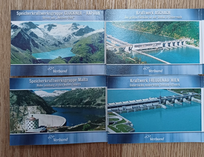 4x5 Euro ÖSTERREICH - 2003 Wasserkraft im Mini-Blister