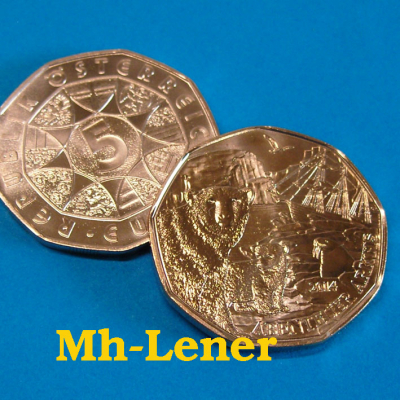 5 Euro Kupfer Österreich 2014