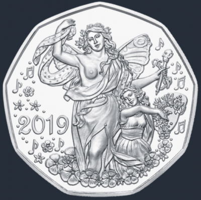 5 Euro Silber Österreich 2019 Hgh