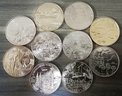 10 x 10 Euro Kupfer Österreich Bundesländer