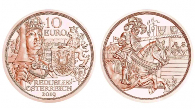 10 Euro Kupfer Österreich 2019