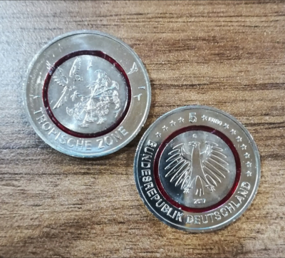 5 Euro Deutschland 2017 Tropische Zone G