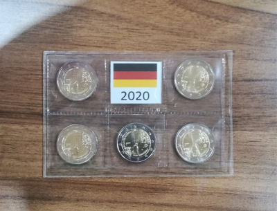 5 x 2Euro DEUTSCHLAND - 2020