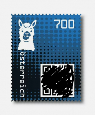 Crypto Stamp Briefmarke Österreich 2020 - Lama