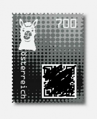 Crypto Stamp Briefmarke Österreich 2020 - Lama