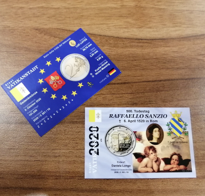 Infokarte für 2Euro Vatikan 2020