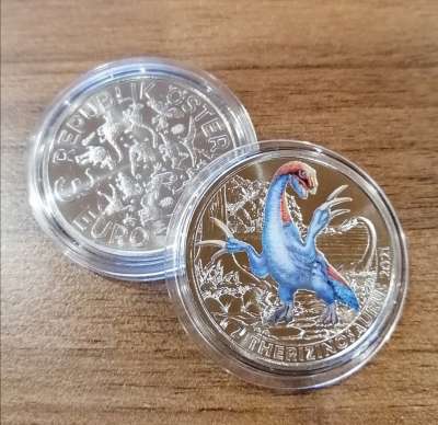 3Euro Österreich 2021 Therizinosaurus Hgh