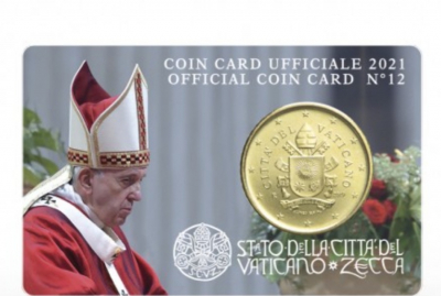 50Cent VATIKAN - 2021 in off. Coincard