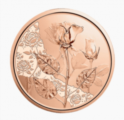 10 Euro Kupfer Österreich 2021 - Rose