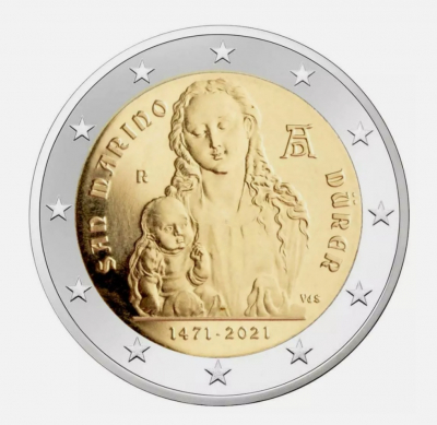 2 Euro SAN MARINO - 2021 Dürer