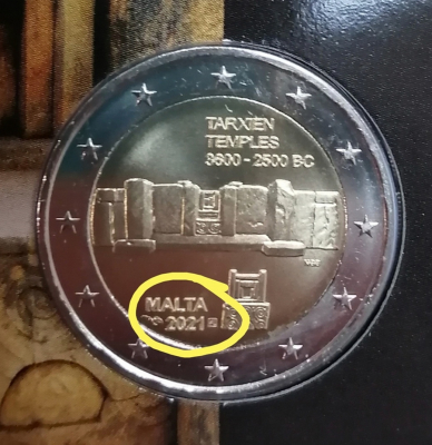 2 Euro MALTA - 2021 - Coincard