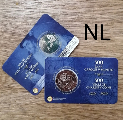 2 Euro BELGIEN - 2021 (NL) - Karlsgulden