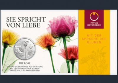 10 Euro Silber Österreich 2021 Hgh - Rose