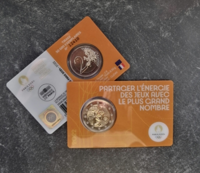 2Euro FRANKREICH - 2022 Olympia 2024 CC - gelb