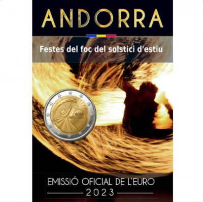 2 Euro ANDORRA - 2023 - Sommersonnenwende -- ab Dezember