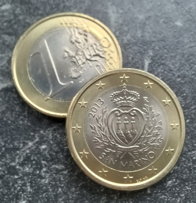 1 Euro San Marino 2013