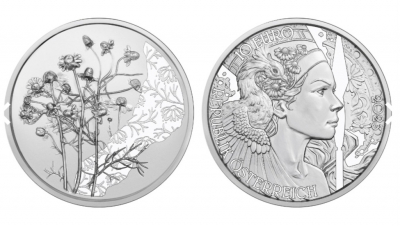 10 Euro Silber Österreich 2023 Hgh - Kamille