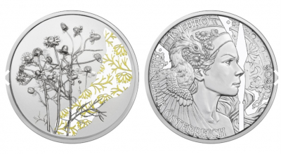 10 Euro Silber Österreich 2023 PP - Kamille