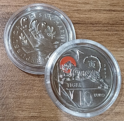 5Euro San Marino 2022 - Tiger