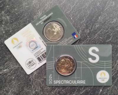 2 Euro FRANKREICH - 2024 Olympia 2024 CC - grau