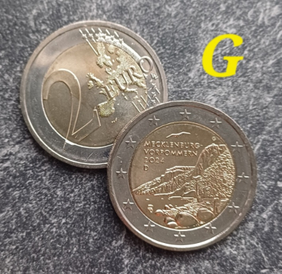 2Euro DEUTSCHLAND - 2024 Königsstuhl - G