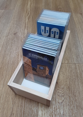 Holz Aufbewahrungsbox für 40 x 2Euro Malta