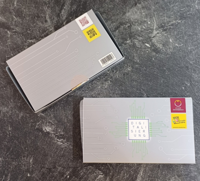 SET Digitalisierung - 25 Euro Niob + Crypto Stamp