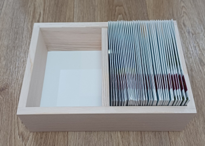 Holz Aufbewahrungsbox für 70 x 5 und 10 Hgh Österreich
