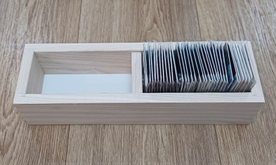 Holz Aufbewahrungsbox für 70 x Coincard