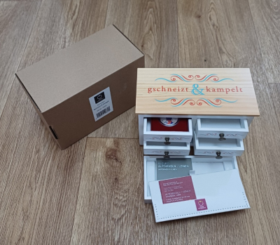 Sammelkassette für 4 x 10 Euro PP Silber aus Österreich - Gschneizt & Kampelt