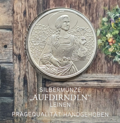 10 Euro Silber Österreich 2025 Hgh - Leinen