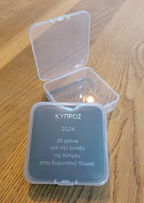Kunststoffbox für 2Euro Belgien und Zypern PP