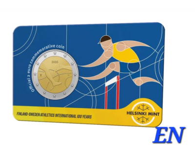 2 Euro FINNLAND - 2025 - Leichtathletikspiel in Coincard EN