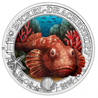 3Euro Österreich 2025 Buckel-Drachenkopf