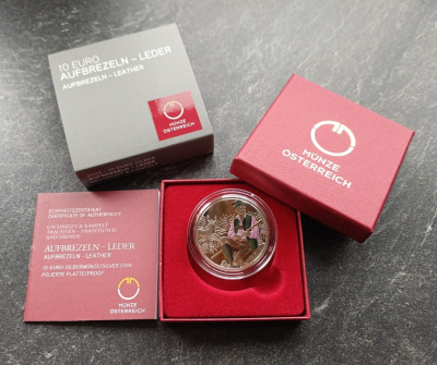 10 Euro Silber Österreich 2025 PP - Leder