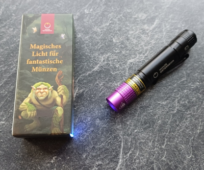 UV-Lampe für 3Euro Fantastische Fabelwesen - Münze Österreich
