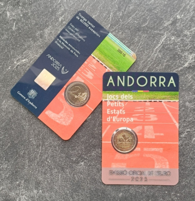 2 Euro ANDORRA - 2025 - Spiele der kleinen Staaten von Europa