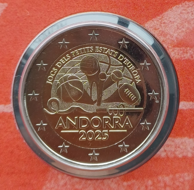 2 Euro ANDORRA - 2025 - Spiele der kleinen Staaten von Europa