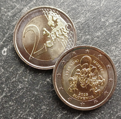 2 Euro Slowenien - 2025 Miki Muster