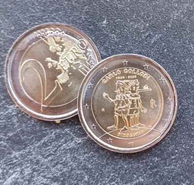 2 Euro ITALIEN - 2026 - Carlos Collodi Pinocchio