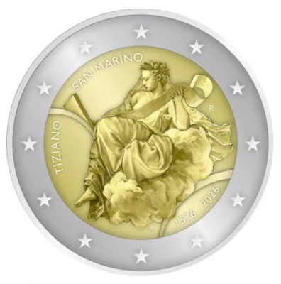 2 Euro SAN MARINO - 2026 Tiziano