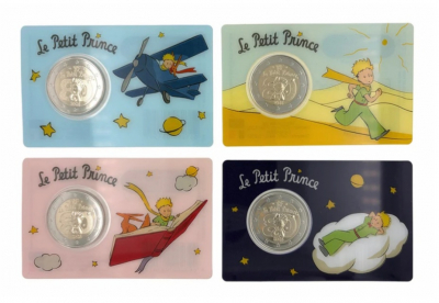4 x 2 Euro FRANKREICH - 2026 Der kleine Prinz - Coincard SET