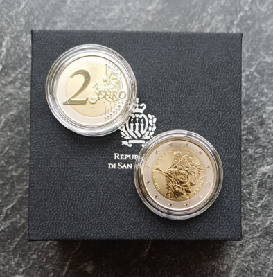 2 Euro SAN MARINO - 2026 Tiziano - Reverse Proof